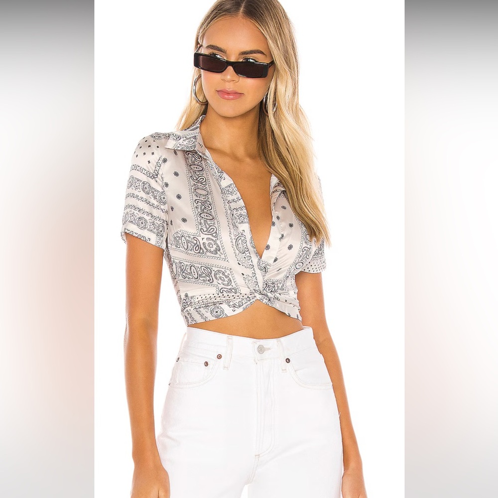 Superdown bandana top